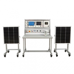 Entrenador fotovoltaico conectado a la red, banco de entrenamiento escolar, equipo de laboratorio escolar, entrenador educativo de energías renovables, sistema de enseñanza de energía solar