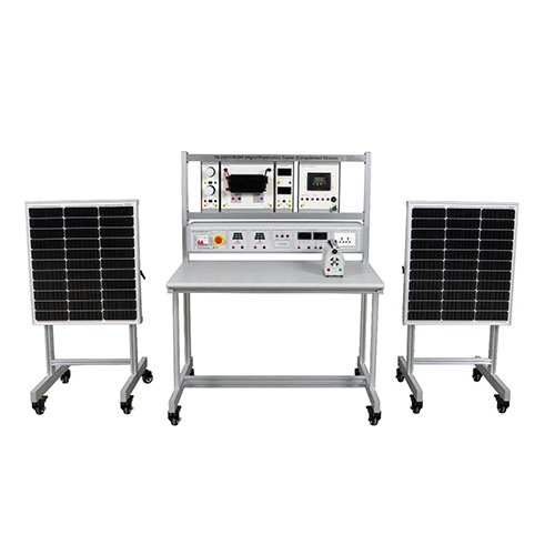 Entraîneur photovoltaïque hors réseau Équipement d&#39;établi pédagogique Technologie éducative Entraîneur en énergie renouvelable Système d&#39;enseignement de l&#39;énergie solaire