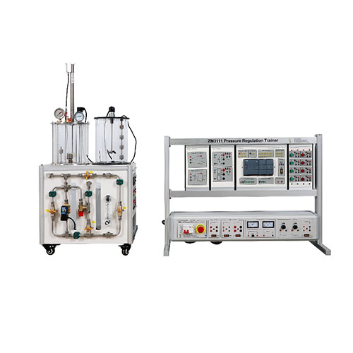 Simulateur de régulation de pression École pédagogique Laboratoire Banc de travail Équipement didactique Simulateur de contrôle de processus