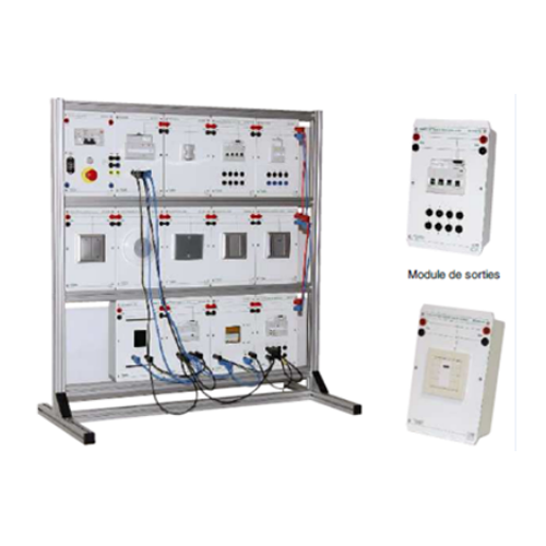 Anti-Intrusion Alarm Didactic Bench Vocational Trainer Workbench Educational Laboratory Bench Building Training Equipment