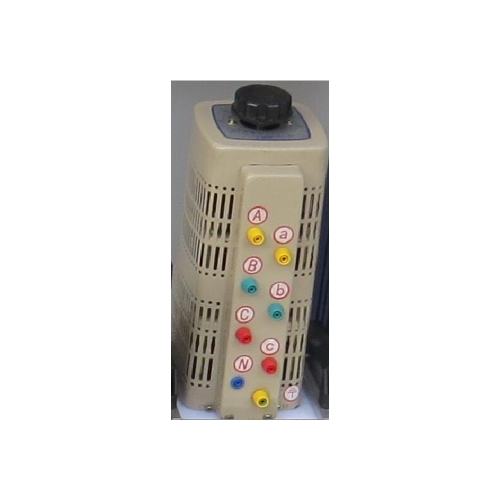 Autotransformador trifásico Variac, Equipamento educativo para escolas, Equipamento para formação em eletricidade.