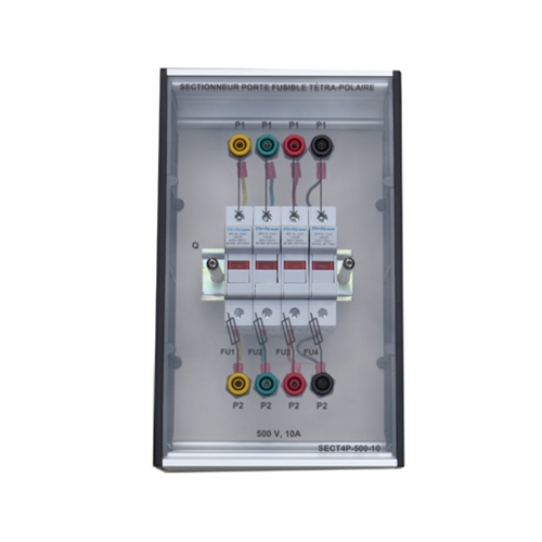 Base de fusível de desconexão, equipamento educacional escolar, equipamento didático, equipamento de treinamento elétrico