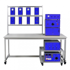 Formador para o estudo de instrumentos, transformadores, equipamento educativo escolar, formador profissional, bancada de trabalho, equipamento de formação elétrica.