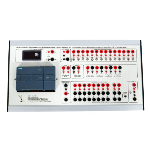 Учебная панель ПЛК, профессиональный тренажер, учебный лабораторный стенд, электротехническое учебное оборудование.