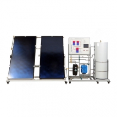Mini sistema colectivo de agua caliente solar Equipo educativo escolar Banco de trabajo para capacitadores vocacionales Entrenador de energías renovables Sistema de enseñanza de energía solar
