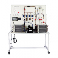 Refrigeration Cycle and Heat Pump Training System with HMI Didactic Equipment School Equipment Training Air Conditioner Trainer