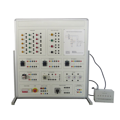 Equipamento de bancada para formação em máquinas elétricas, tecnologia educativa, equipamento de formação em eletricidade.