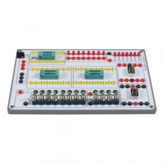 Equipamento de bancada para o ensino de simulador lógico, tecnologia educativa, equipamento de treino elétrico.