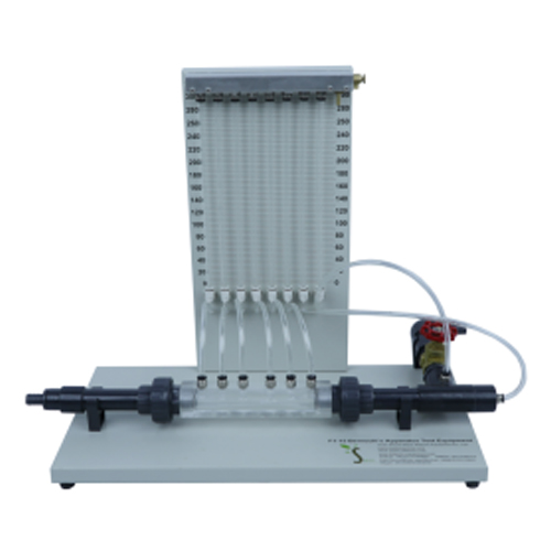 Bernoulli’s Apparatus Test Equipment School Training Bench School Laboratory Equipment Educational Lab Fluid Mechanics Equipment