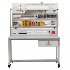 Support pédagogique et de laboratoire « Installation d’équipements d’automatisation » Établi de formateur professionnel Panier de laboratoire pédagogique Équipements de formation électrique