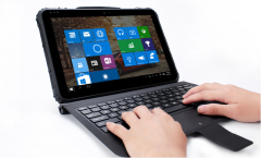 12 inch rugged notebook with Windows 10 OS
