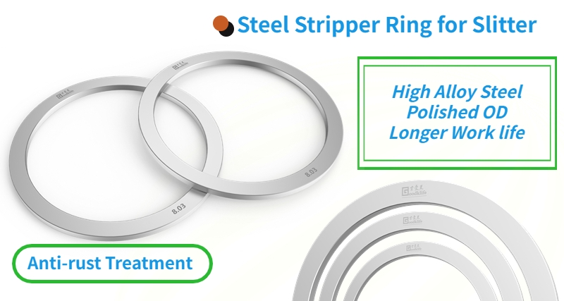 GOODKLIFE Steel Stripper Rings for Slitting Narrow and Hard Strips