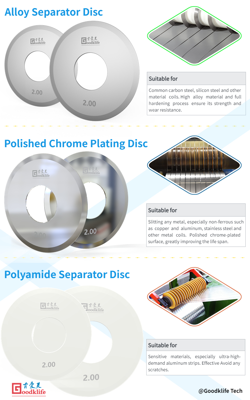 How to Choose Separator Disc for Metal Slitter Line - Goodklife Tech