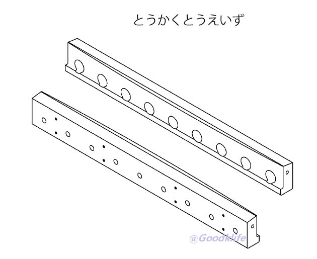 Goodklife社製 スラブせん断下ナイフ
