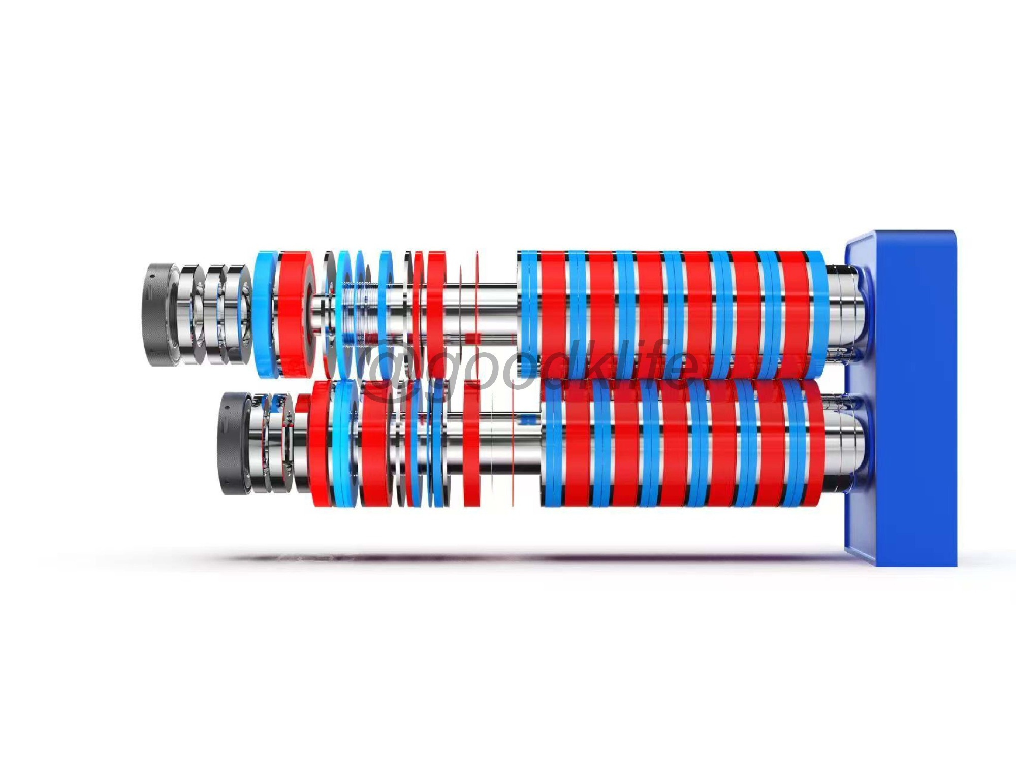 In coil slitting, overlap is adjusted by material thickness and shear percentage. Thin sheets need minimal overlap, thick sheets may use zero or negative overlap. Rubber ring coaxiality is critical for ultra-thin materials.