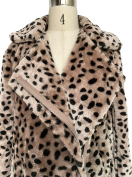 New Hong Kong leopard print coat