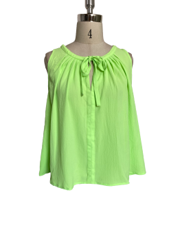 A casual sleeveless blouse for women