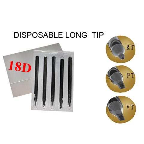 18DT Disposable Long Tips 108MM BOX OF 50