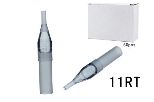 RT11--250pcs  Grey Plastic Disposable Tattoo Tips