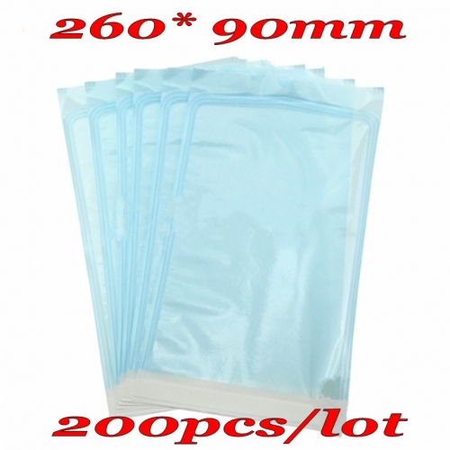 90*260mm Lot Of 200 Self-Sealing Sterilization Pouches Auto Clave Bags