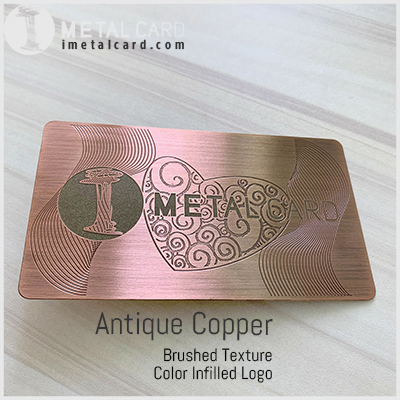 Metal business card template
