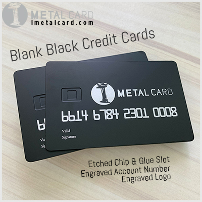 Stainless steel credit card template