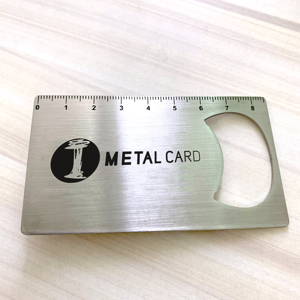 metal business card bottle opener