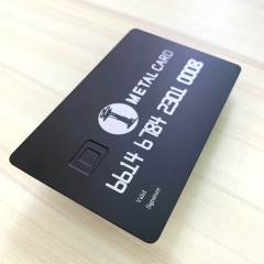Custom logo metal business cards like credit cards