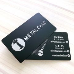 Quick turnaround black business cards printed fast