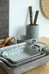 Grey Speckled Bakeware Collection