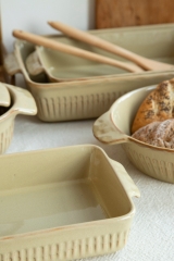 Earthy-Tone Debossed Cookware Collection