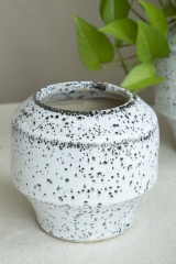 Black and White Speckled Planter Collection