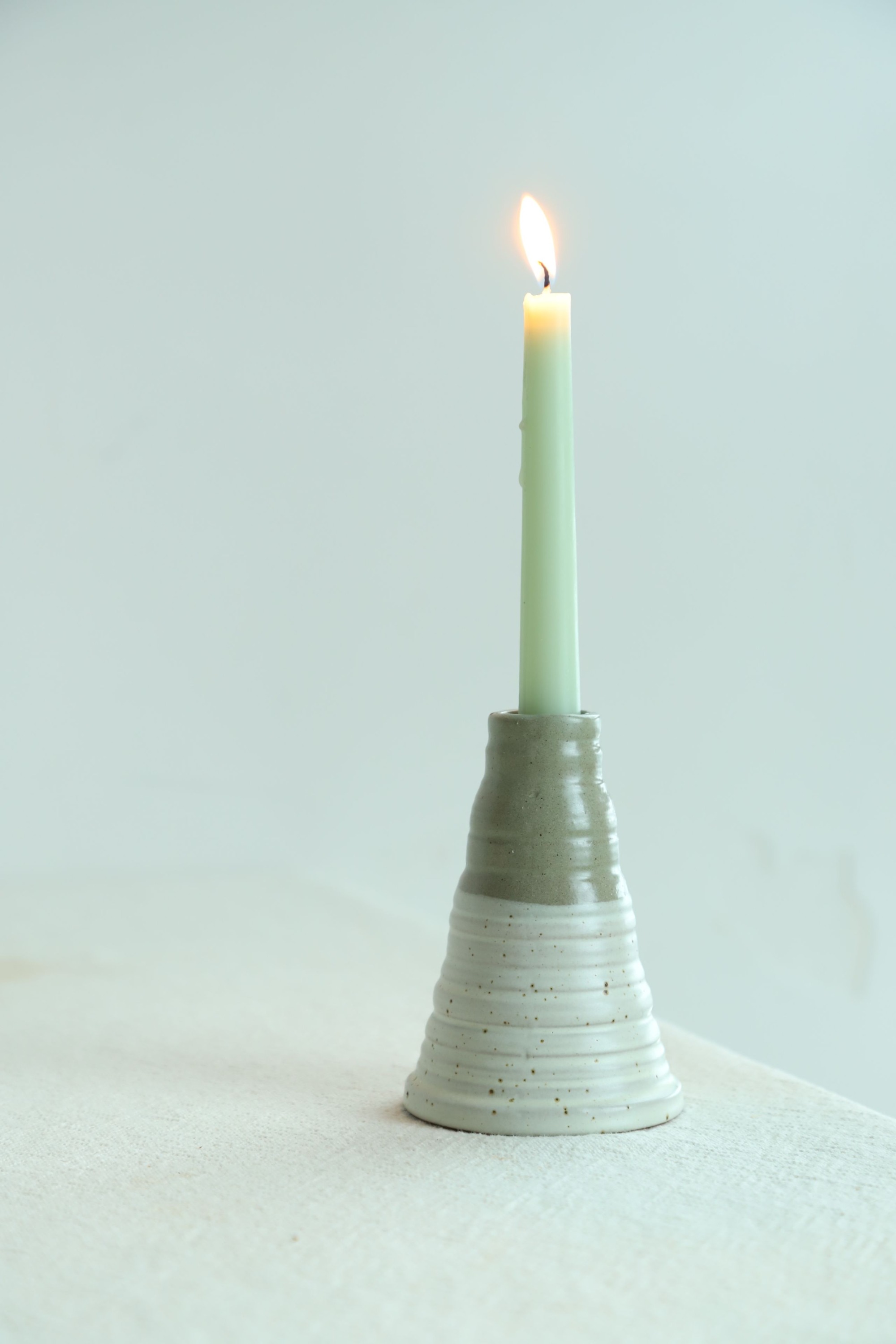 The Soft Green Half Dip Candle Holder Collection By Joyye