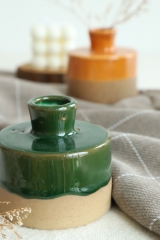 Retro Jade Candleholders and Planters