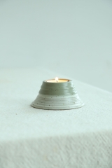Soft Green Half Dip Candle Holder Collection