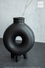 Black Stacked Vase Collection