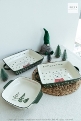 Handmade Rectangular Christmas Bakeware Collection