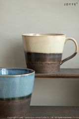 Earthy Tones and Blue Half-dipped Mug Collection