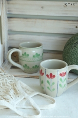 Simple Stamping Flower Mug Collection