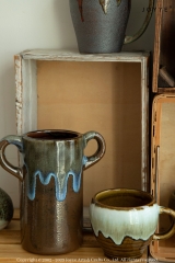 Retro Chic Asian Style Mugs and Vases