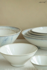 White Glaze Stoneware Tableware Collection