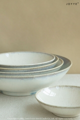 White Glaze Stoneware Tableware Collection