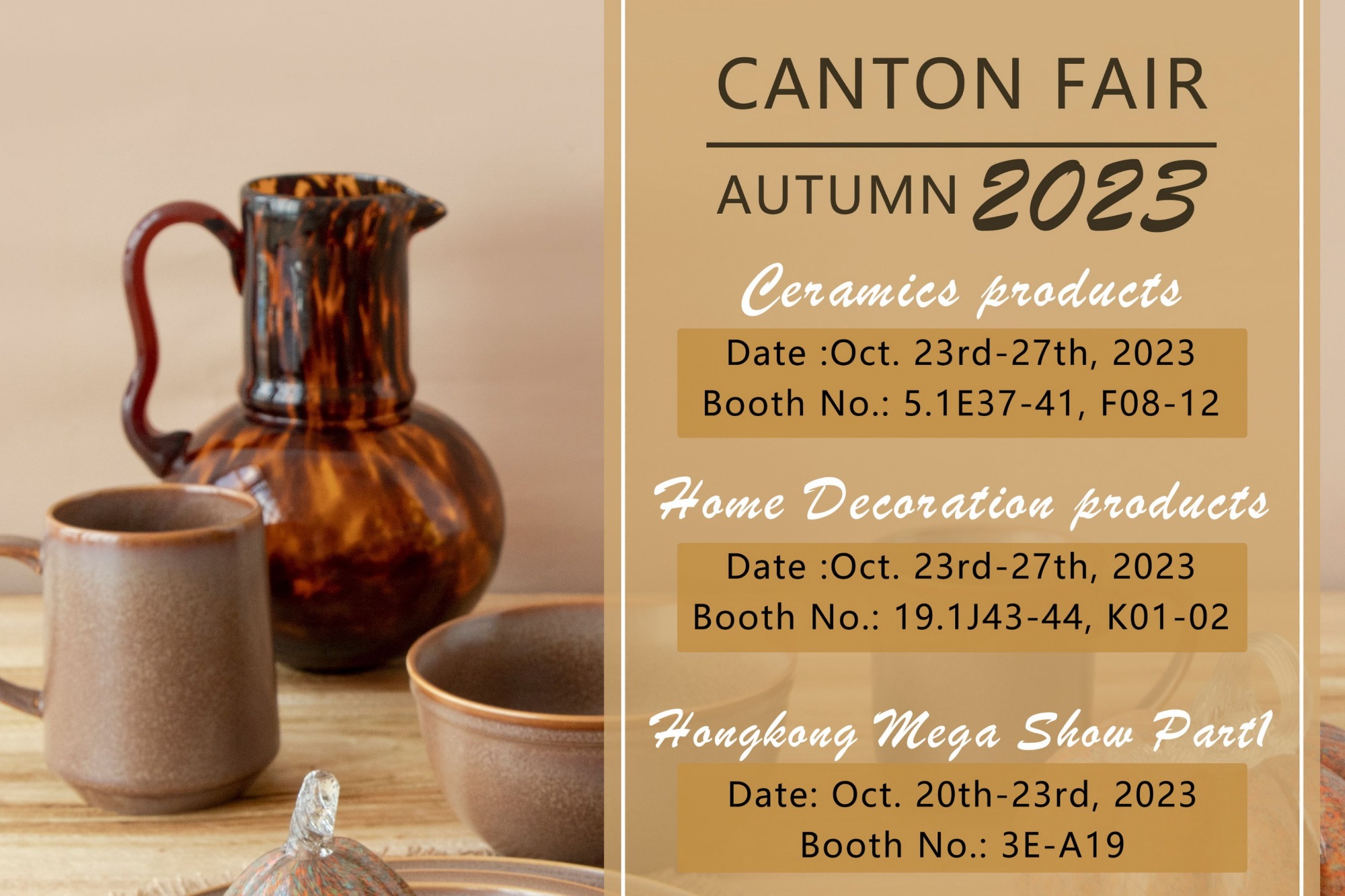 Joyye 2023 Autumn Canton Fair Invitation