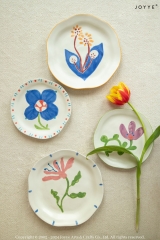 Romantic Hand-painted Flowers Tableware Collection