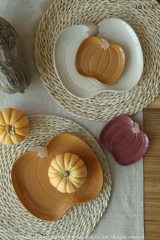 Purple and Brown Stoneware Cookware