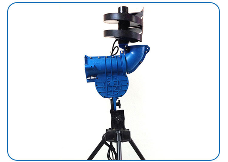 129BB Blue Color Automatic Cricket Pitching Machine