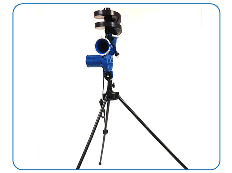 129BB Blue Color Automatic Cricket Pitching Machine