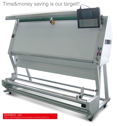 Smittle perching preshinking fabric loose machine