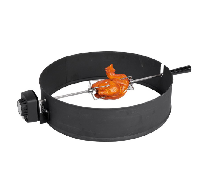 Onlyfire Stainless Steel Rotisserie Ring Kit 21.522.5" Charcoal Kettle Grill BBQ Tools