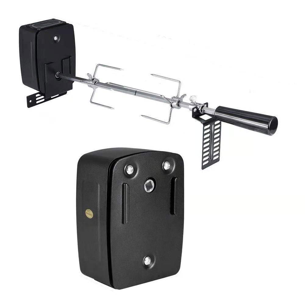 Rotisserie Set With Motor Stainless Steel Automatic BBQ Rotisserie Kit